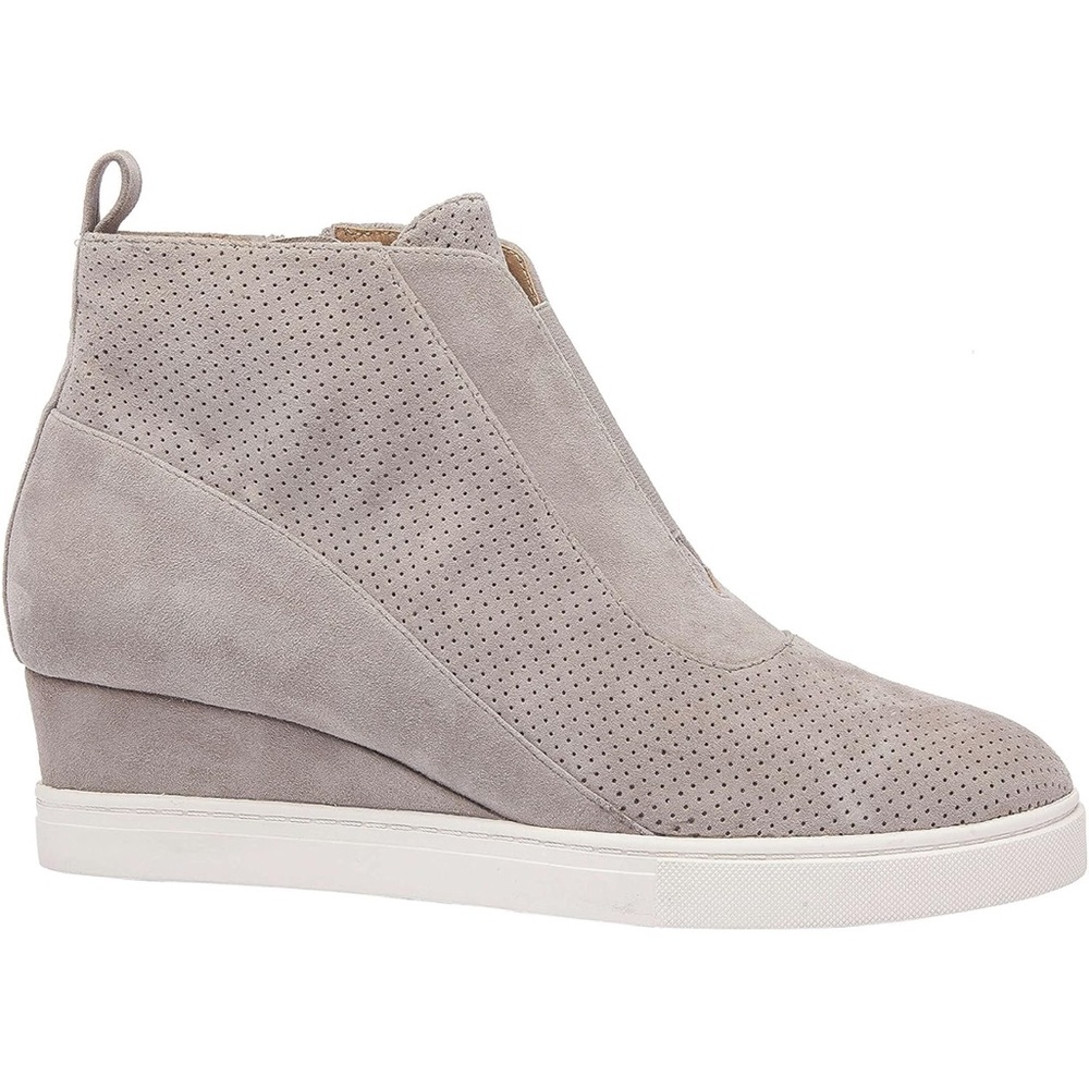 New Linea Paolo - Anna - Low Heel Designer Platform Wedge Sneaker Bootie - Picture 2 of 9